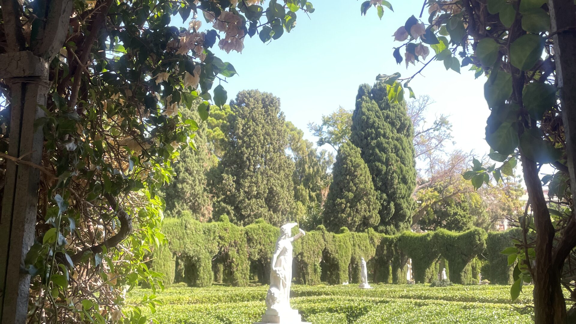 Jardín de Monforte Valencia tuin met fonteinen