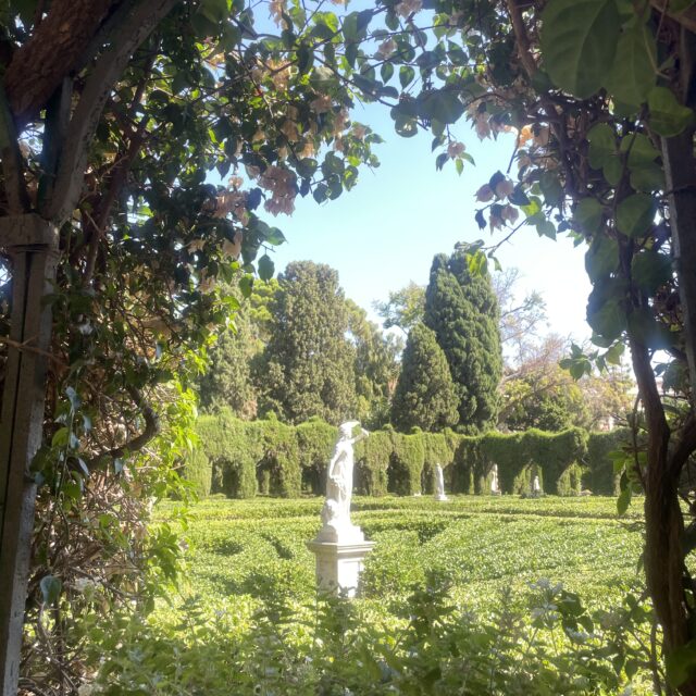 Jardín de Monforte Valencia tuin met fonteinen