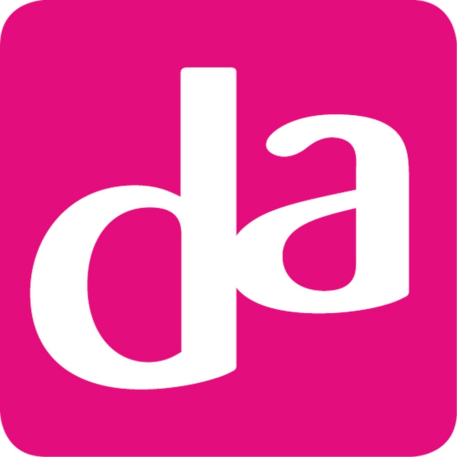 Wit met roze logo da drogist